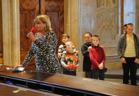 Brněnské děti si vyzkoušely řízení auta v budově magistrátu #2