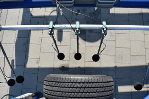 detail na rozmístění mikrofonů