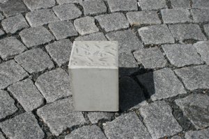 Dlažební kostka s magnetickým detektorem
