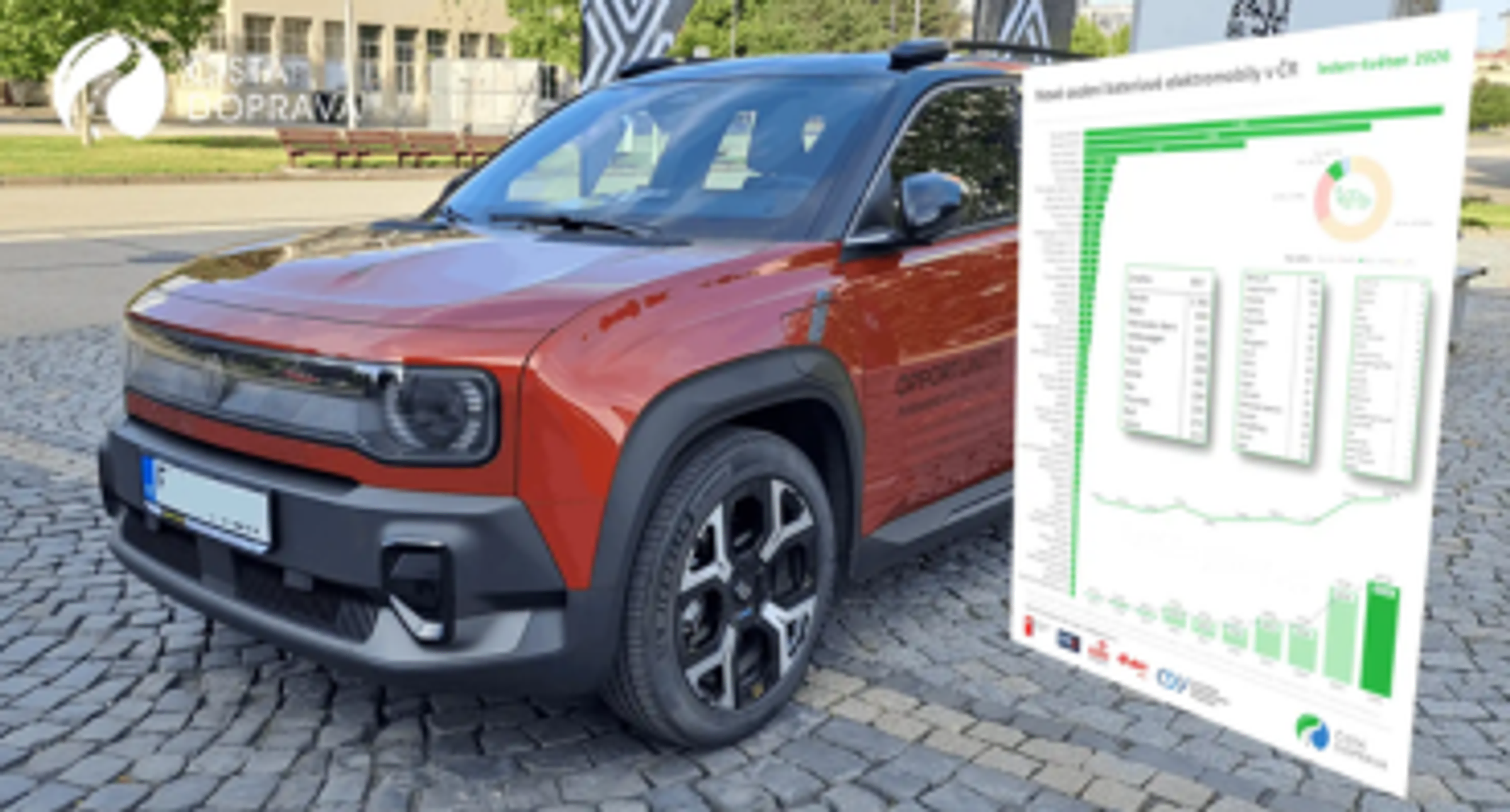 Elektrické auto na brněnském výstavišti