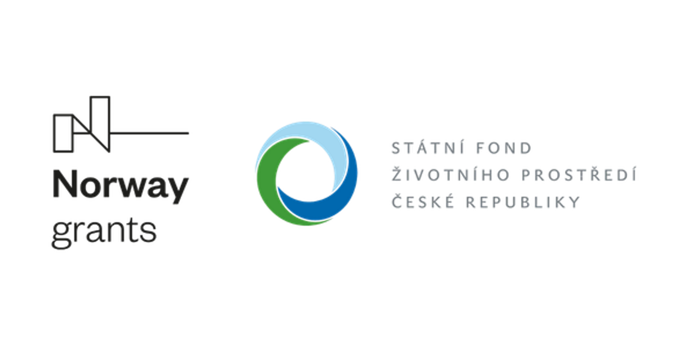 Logo Norské fondy a Státní fond životního prostředí