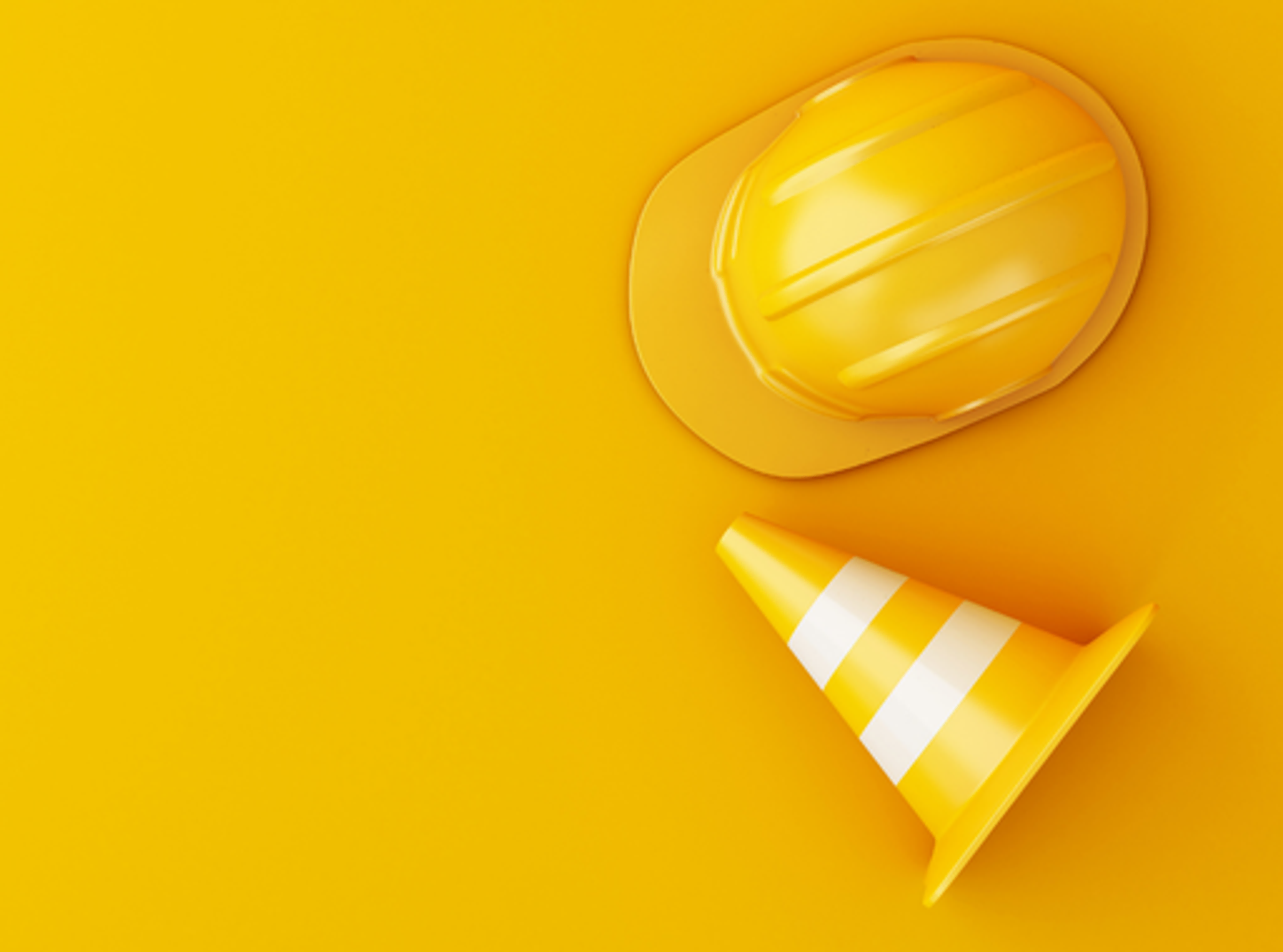 Helma a kužel na oranžovém pozadí