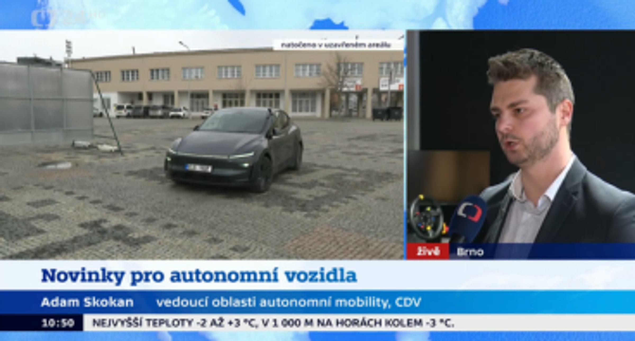 Adam Skokan v České televizi