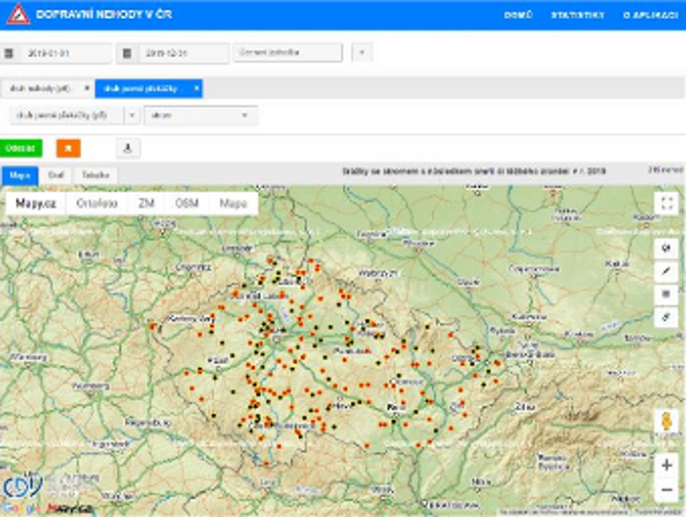 TZ: Každá 6. osoba byla usmrcena při srážce se stromem 04