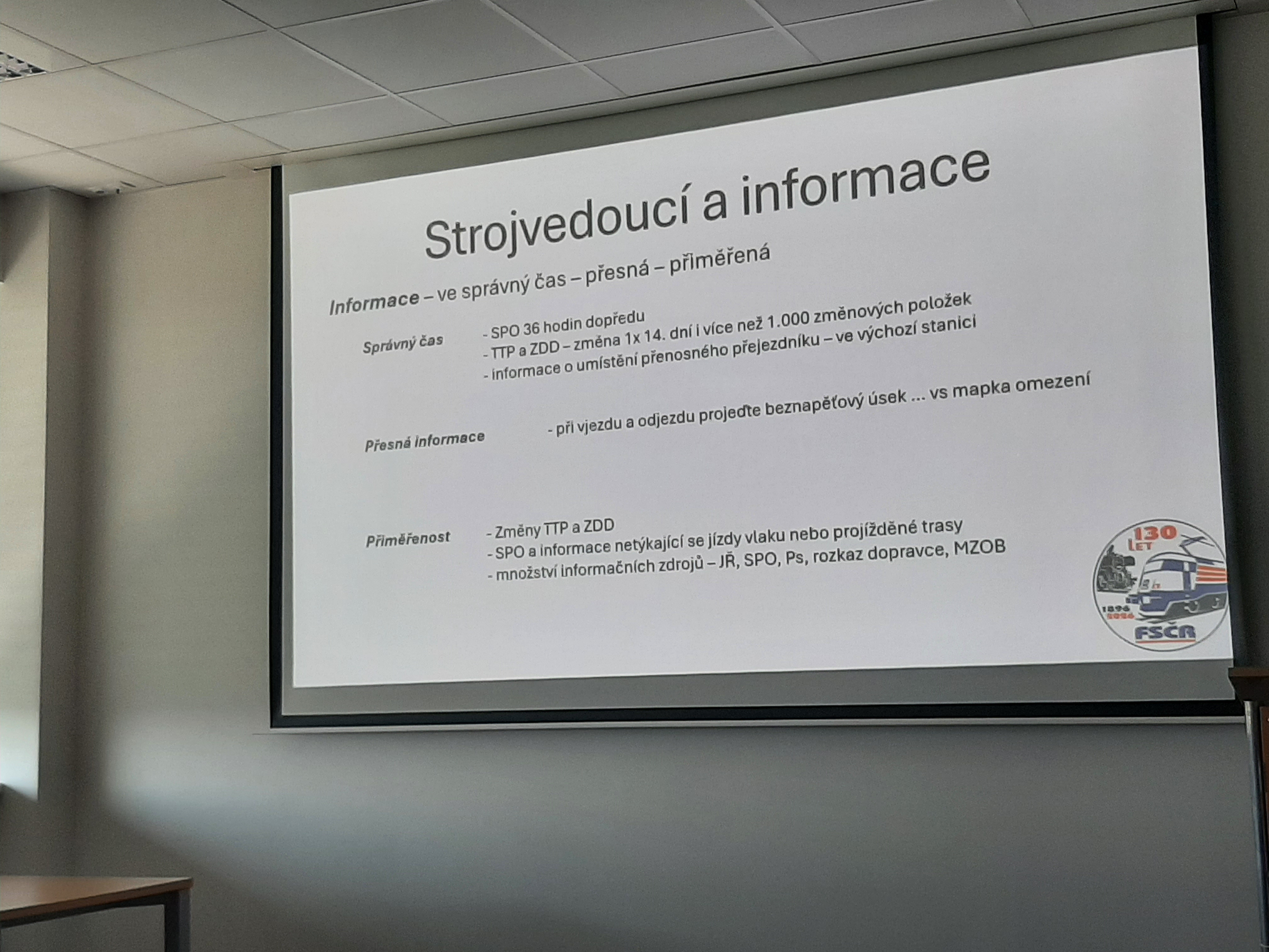 Prezentace a workshop - projetá návěstidla