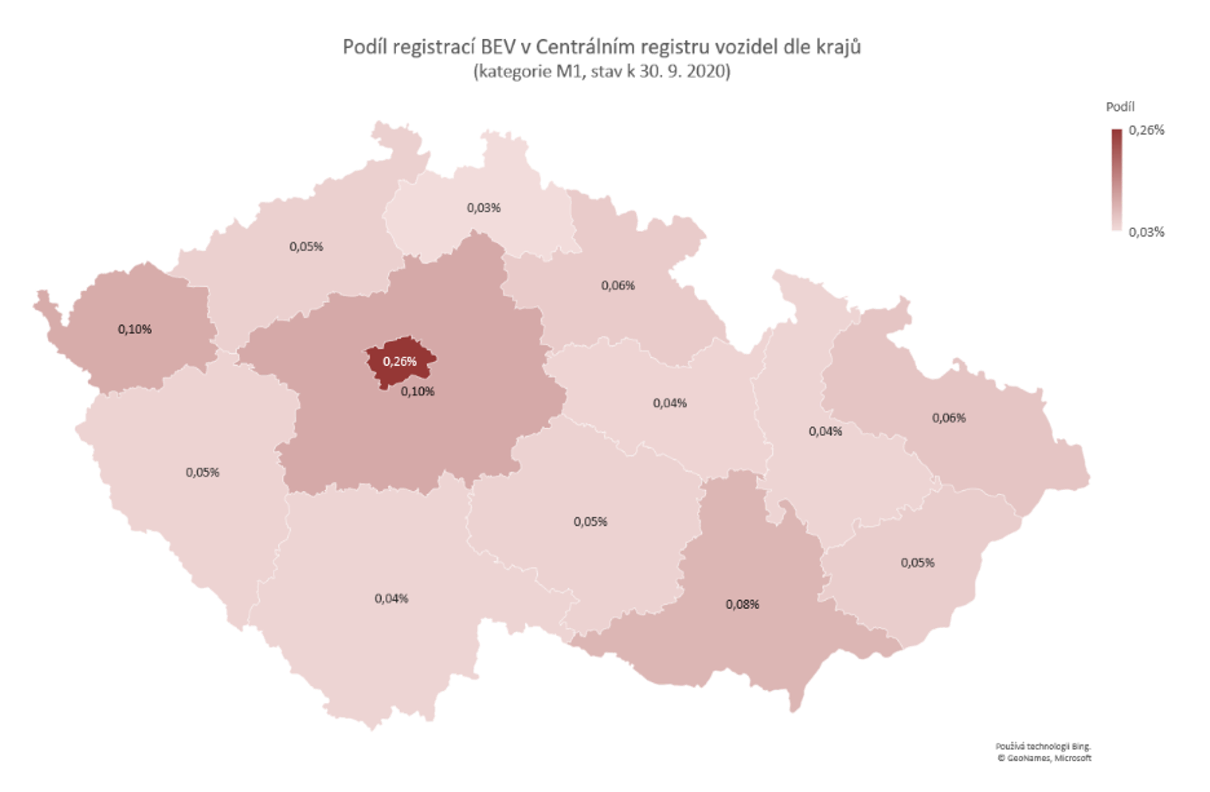 TZ: Nejvíce elektromobilů je v Praze, plynových aut v Moravskoslezském kraji 08