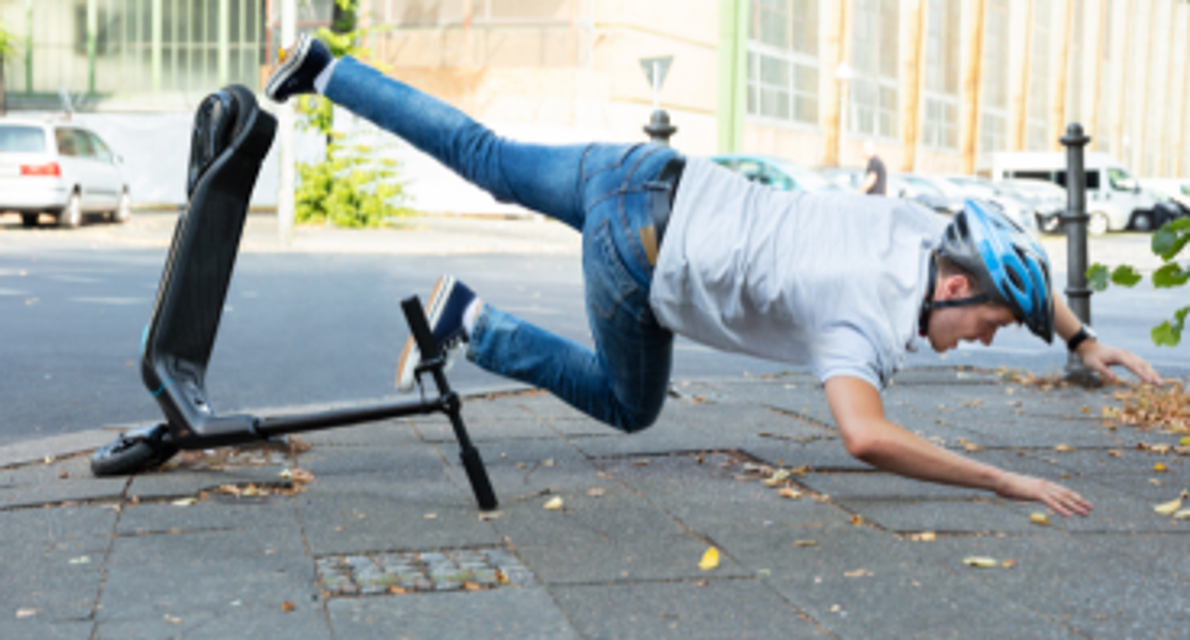 Nehoda na elektrické koloběžce