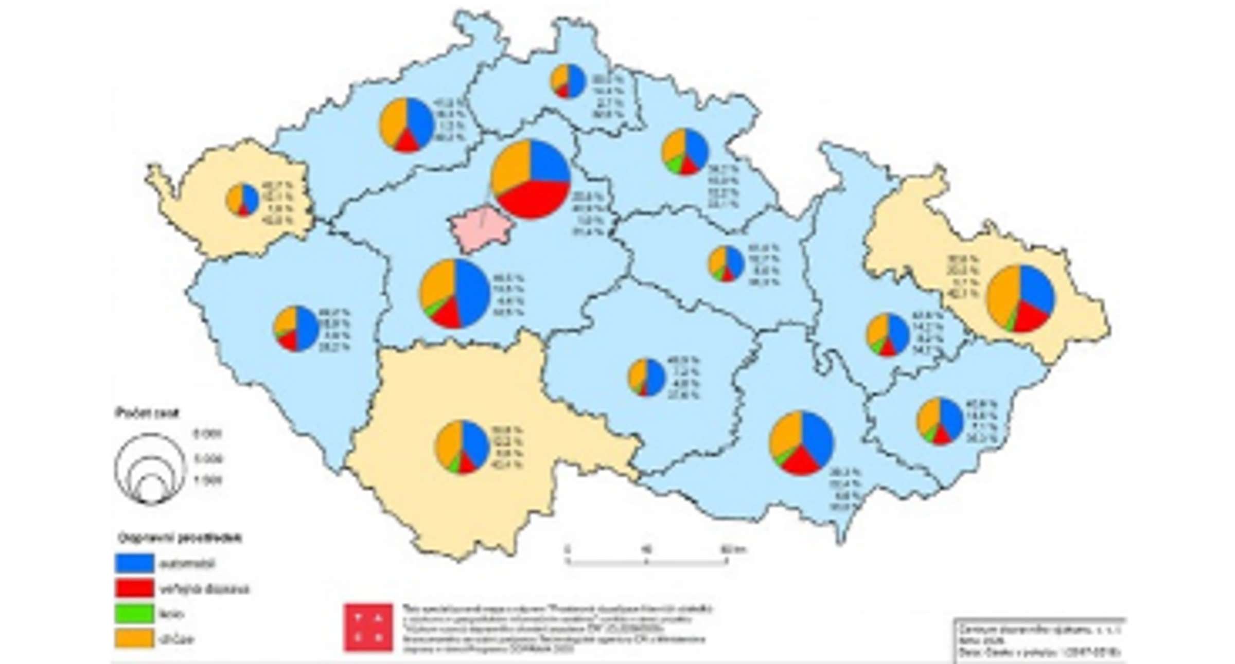 Map of Czechia on the move I.