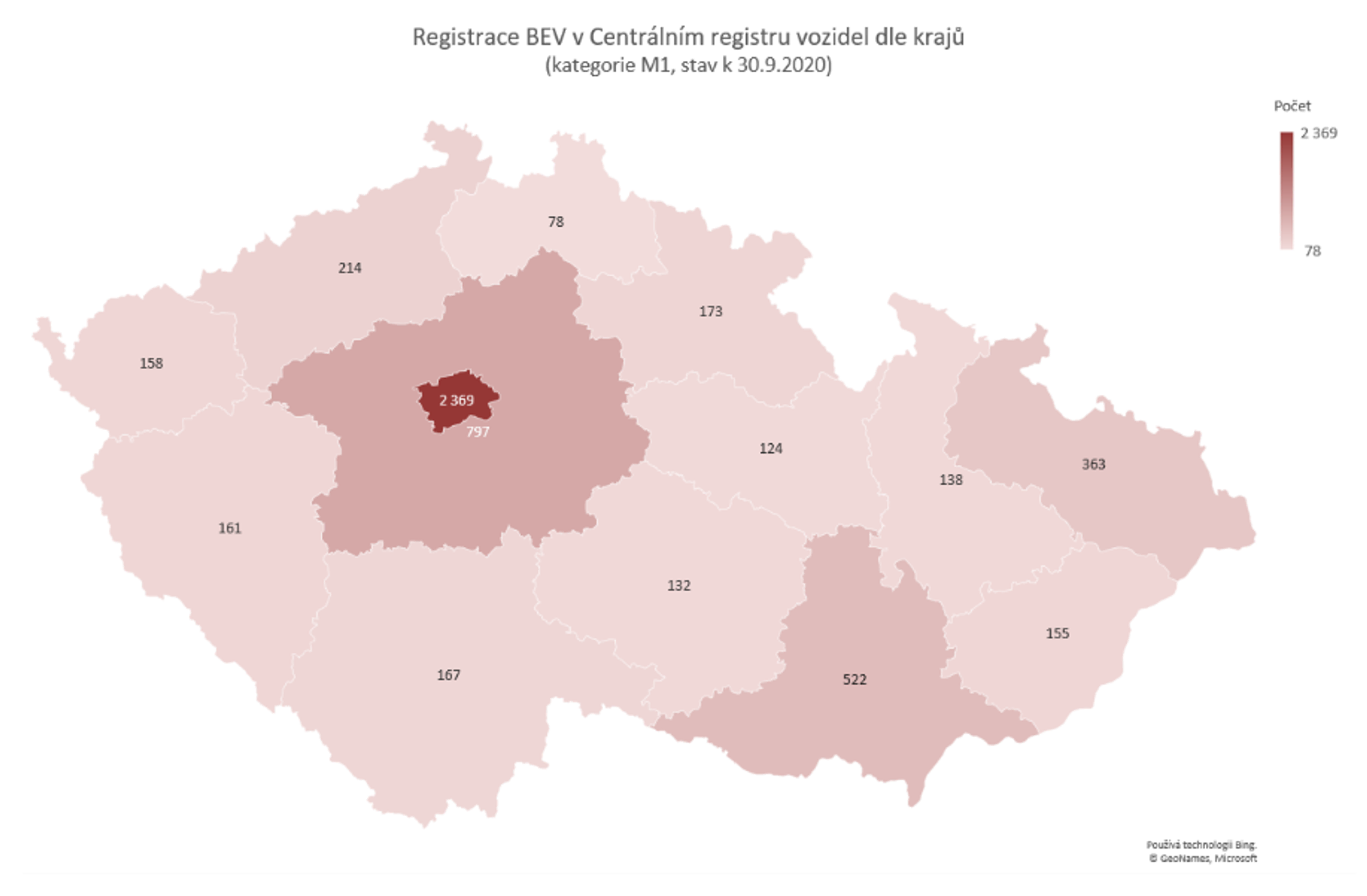 TZ: Nejvíce elektromobilů je v Praze, plynových aut v Moravskoslezském kraji 07