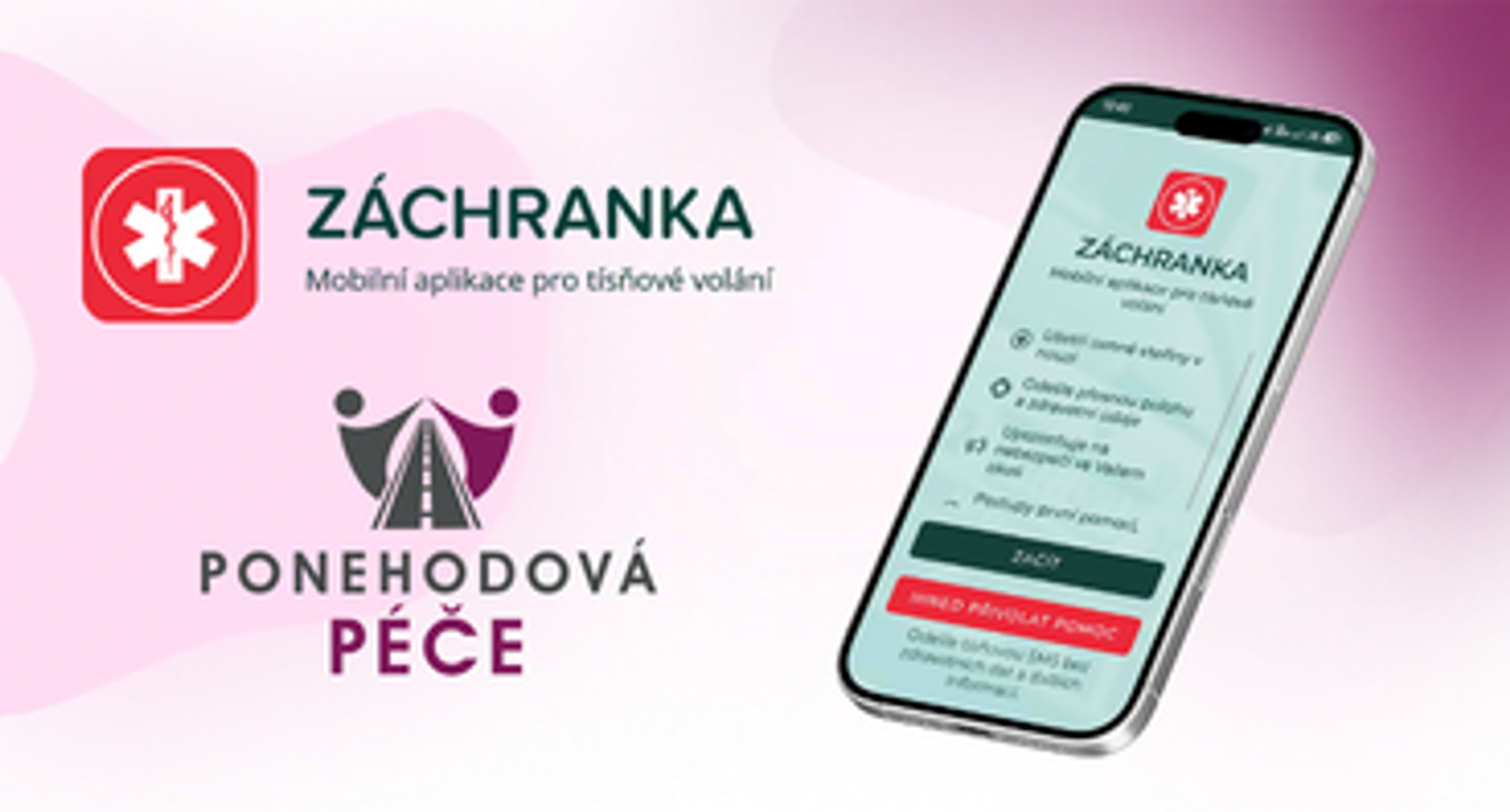 Post-accident care as part of application First aid