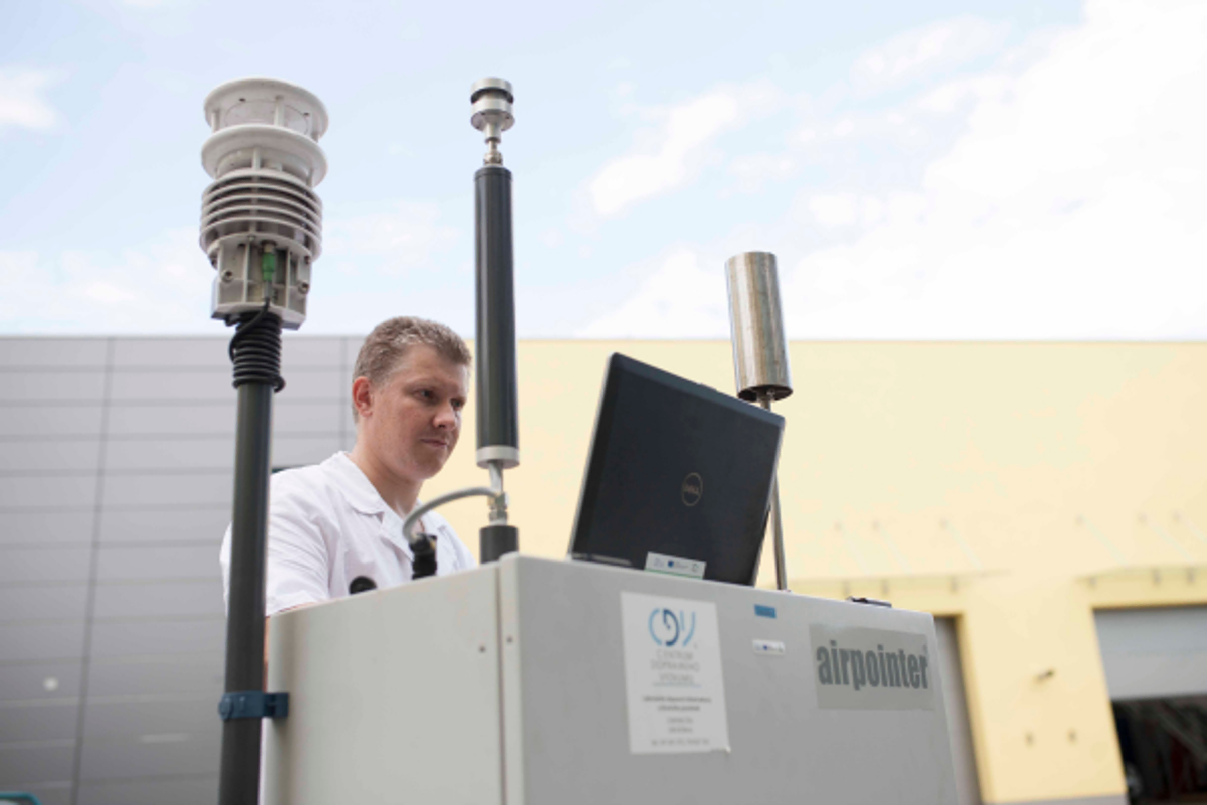 Měření kvality ovzduší systémem Airpointer