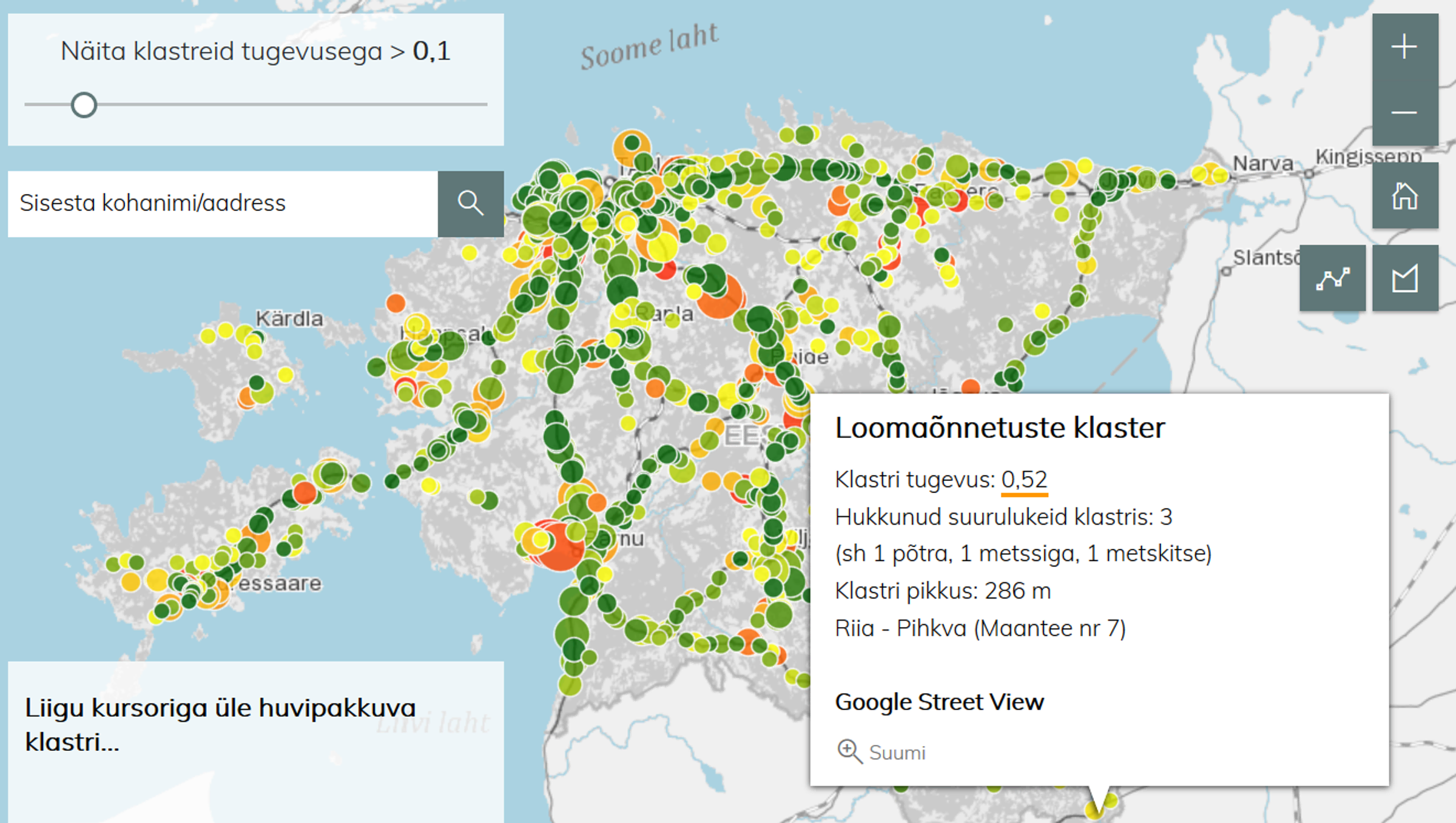 News: Kde se nacházejí kritická místa střetů motorových vozidel se zvěří na silnicích v Estonsku?