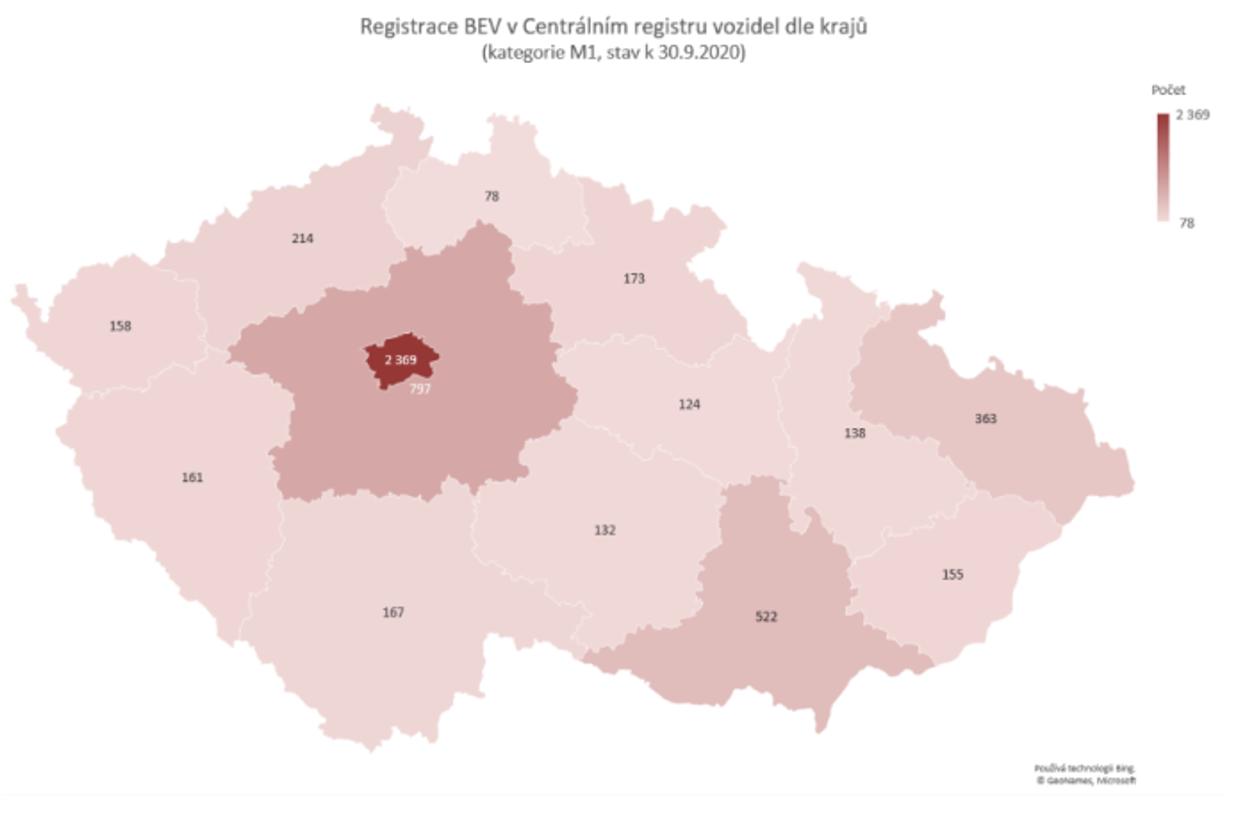 TZ: Nejvíce elektromobilů je v Praze, plynových aut v Moravskoslezském kraji 01