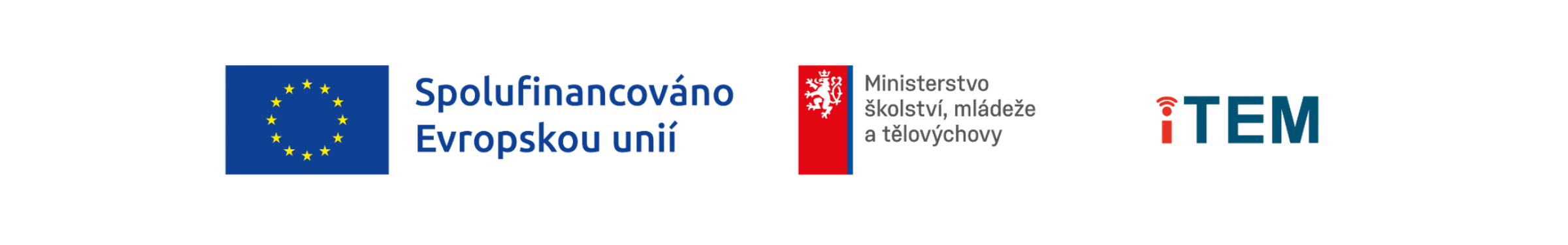 Logo EU, MŠMT a iTEM