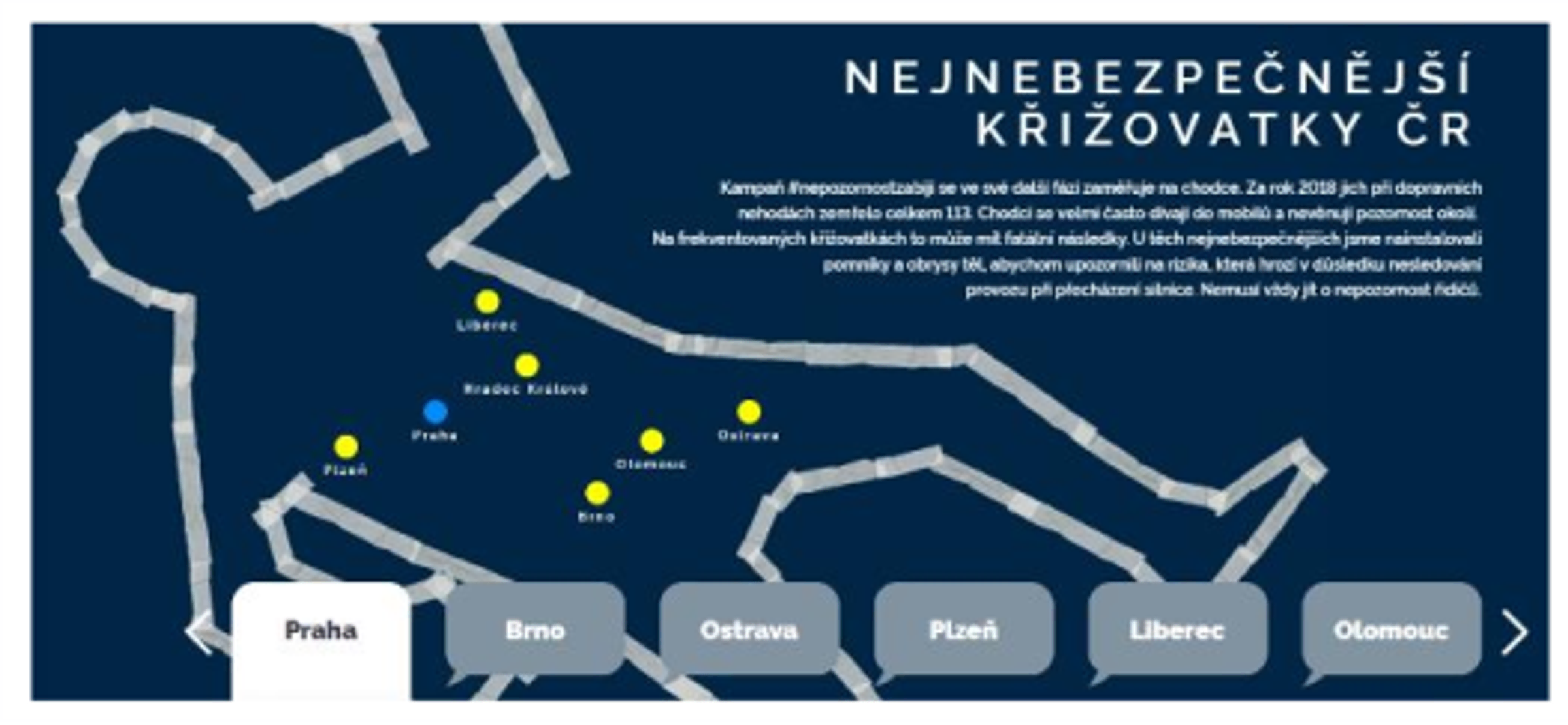 TZ: Letos usmrceno historicky nejméně chodců 03
