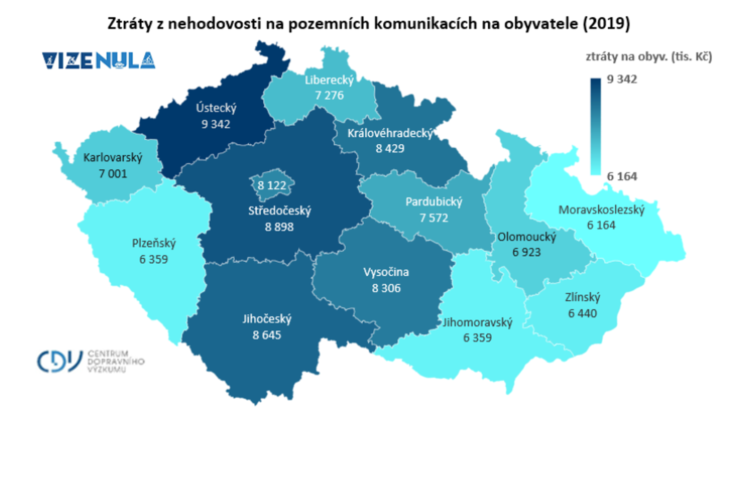TZ: Celkové ztráty z dopravní nehodovosti na pozemních komunikacích v roce 2019 opět překročily 80 mld. Kč 05