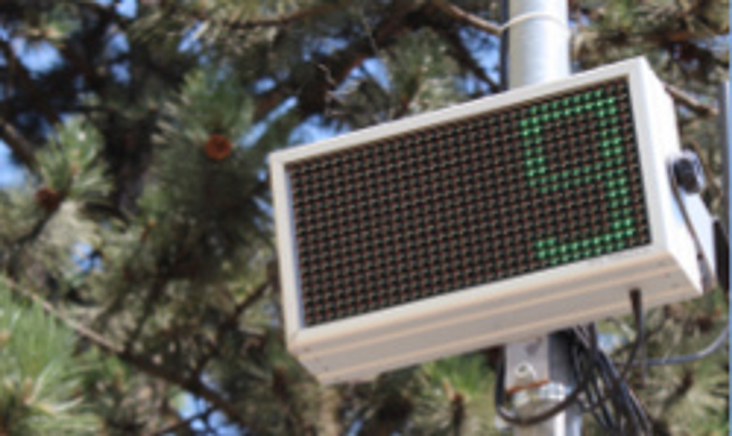 Indikátor volných parkovacích míst