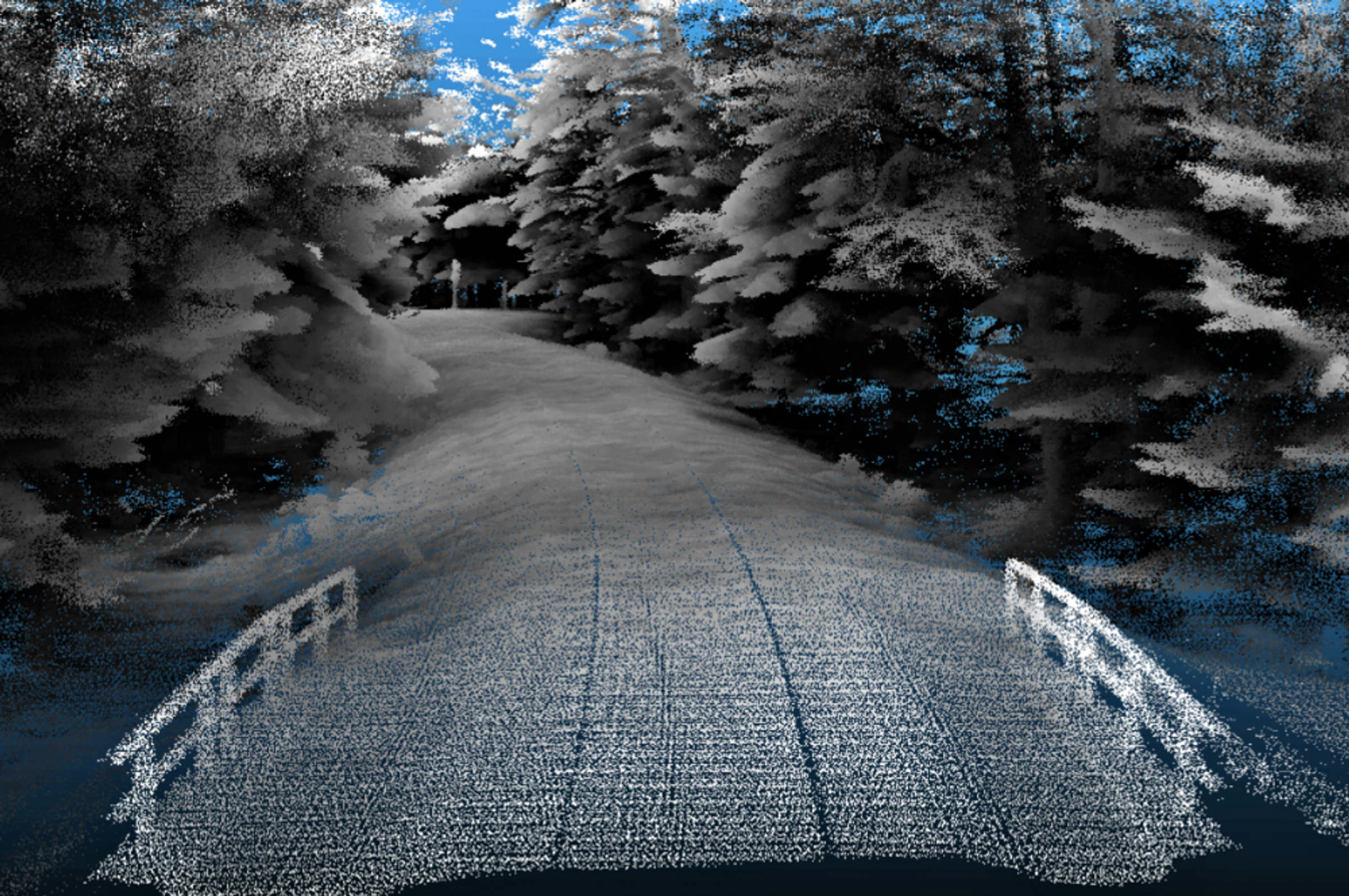 News: Laserové skenování vegetace v okolí železniční trati Radňov – Herálec 08