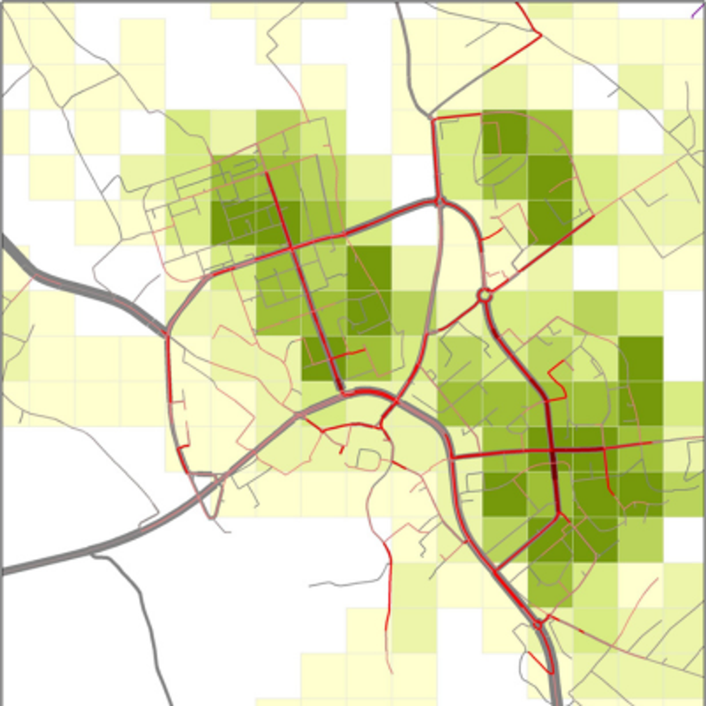 A case study of traffic volumes based on GIS distance analysis of shortest route data using own SHORTPATH toolbox_náhled
