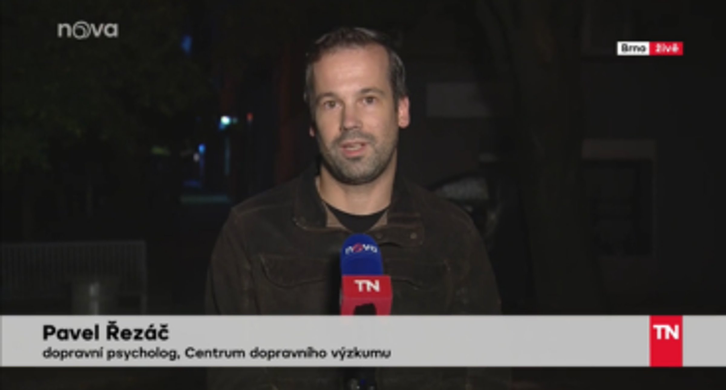 Pavel Řezáč v reportáží TV Nova