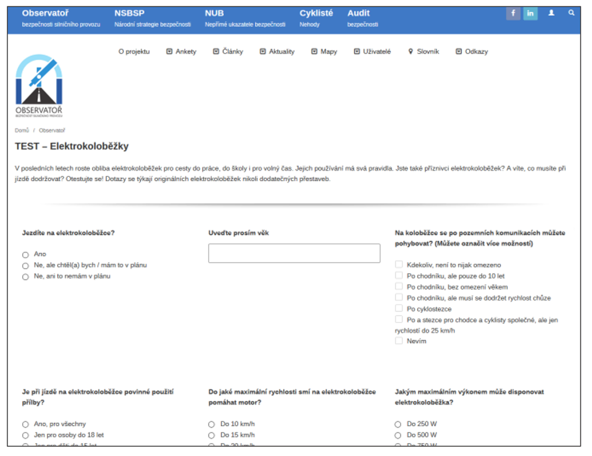 TZ: Srovnání FERSI: Elektrokoloběžky u nás a v Evropě 04